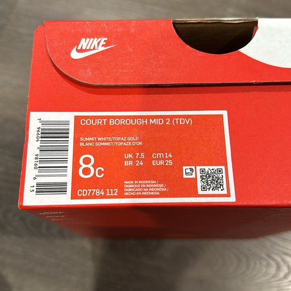 Nike Little Kids Court Borough Mid2 EasyOn (8c) - Picture 7 of 7